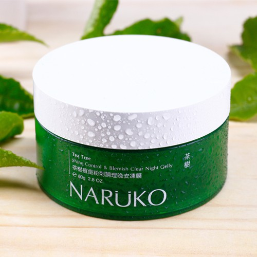 Naruko Tea Tree Shine Control & Blemish Clear Night Gelly 80g