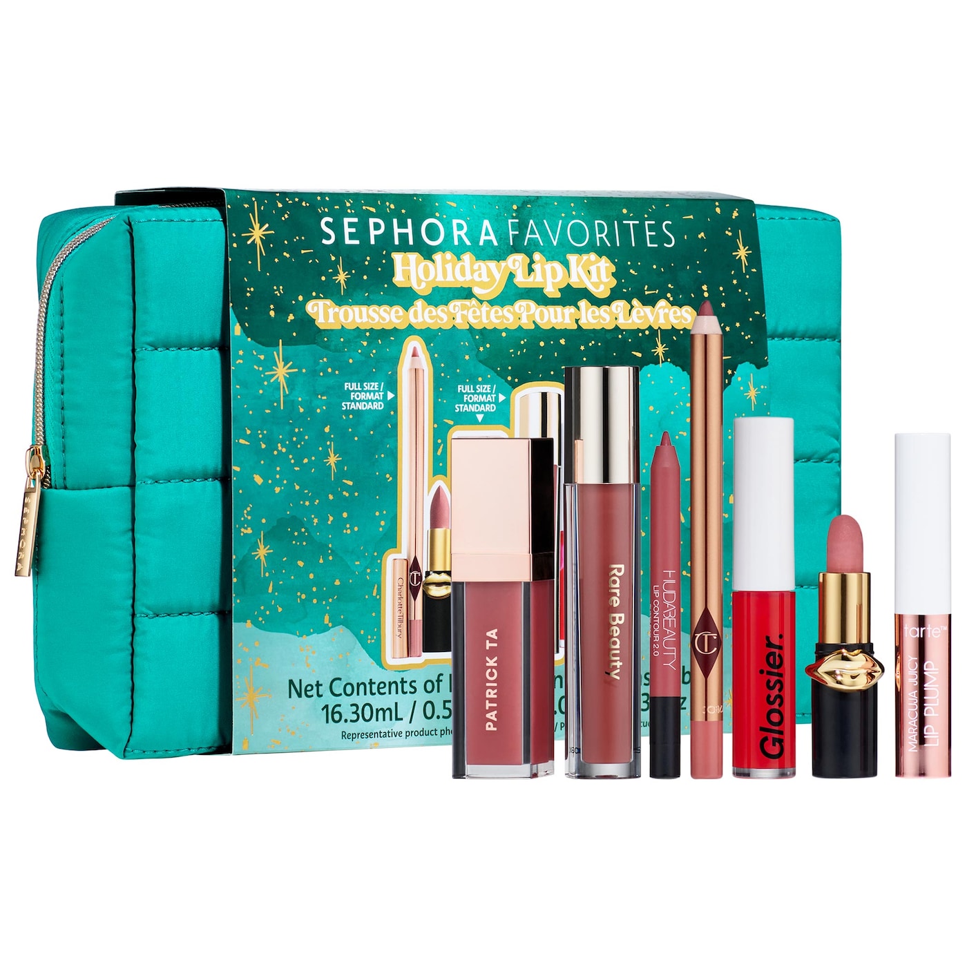 Bộ Sản Phẩm Sephora Favorites Holiday Lip Kit 8pcs