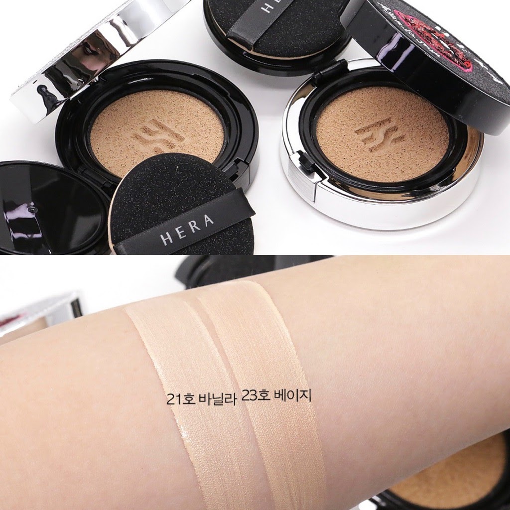 Hera Black Cushion + Refill