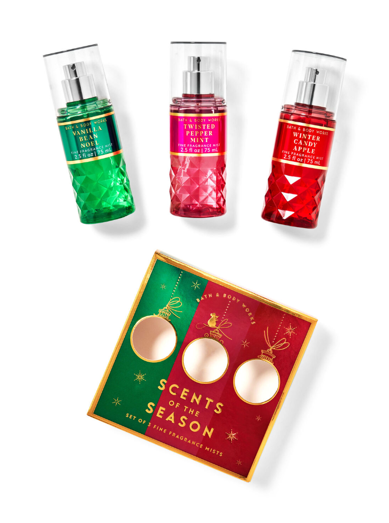 Bộ Xịt Thơm Bath & Body Works Set Of 3 Fine Fragrance Mists