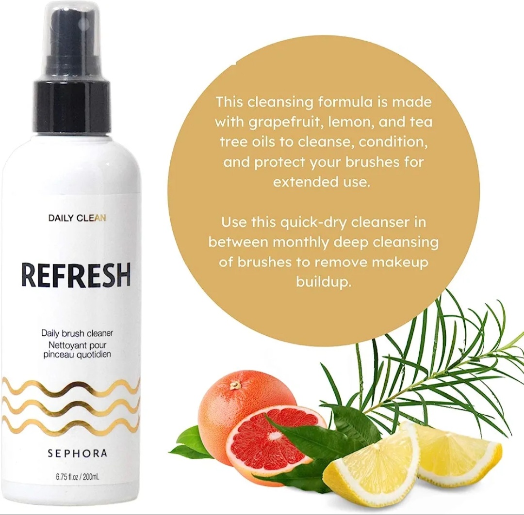 Dung Dich Rửa Cọ Trang Điểm SEPHORA DAILY BRUSG CLEANER SPRAY 198ml