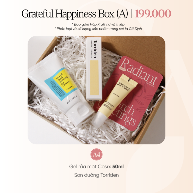 SET QUÀ 8/3 DOANH NGHIỆP Grateful Happiness Box (A)