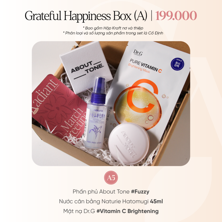 SET QUÀ 8/3 DOANH NGHIỆP Grateful Happiness Box (A)