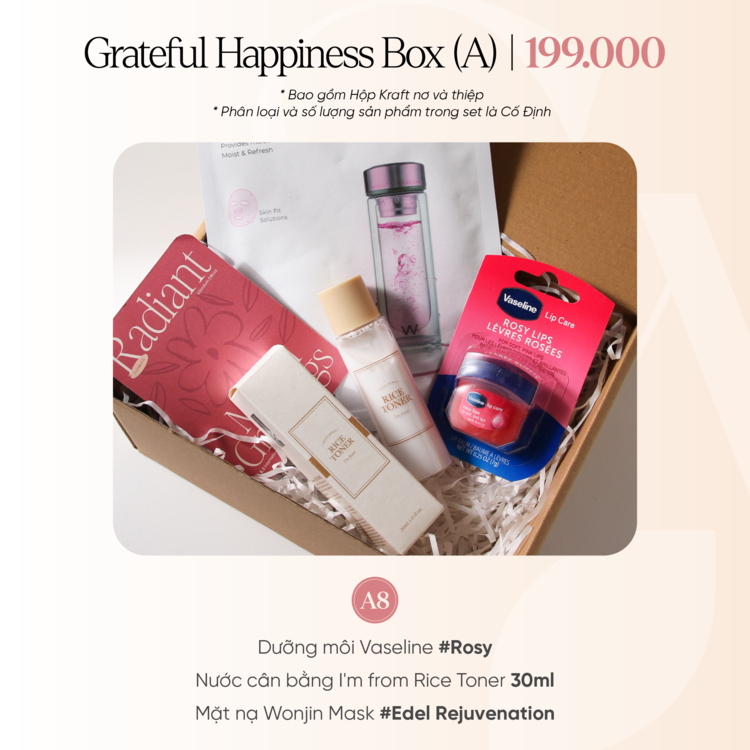 SET QUÀ 8/3 DOANH NGHIỆP Grateful Happiness Box (A)