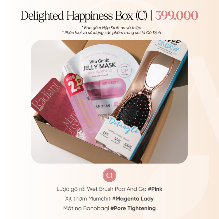 SET QUÀ 8/3 DOANH NGHIỆP Delighted Happiness Box (C)