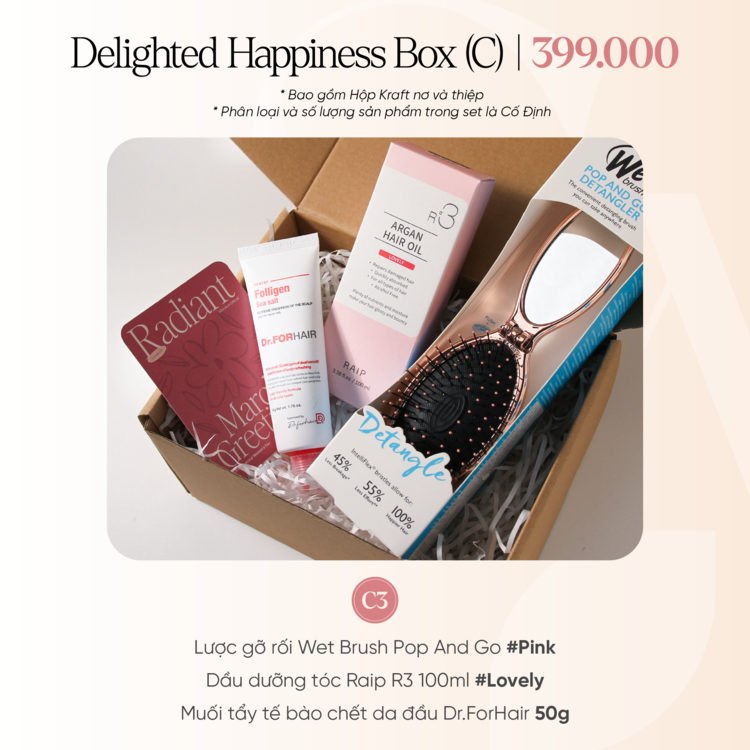 SET QUÀ 8/3 DOANH NGHIỆP Delighted Happiness Box (C)