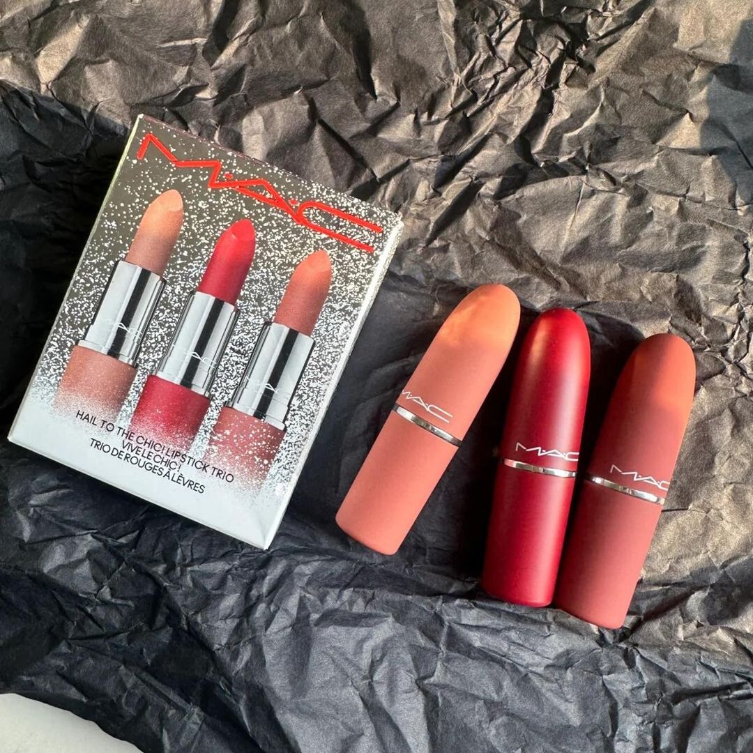 Bộ Son Thỏi Mac Hail To The Chic Lipstick Trio Set