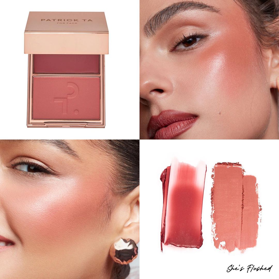 Má Hồng PaTrick Ta Double-Take Cream And Powder Blush Duo