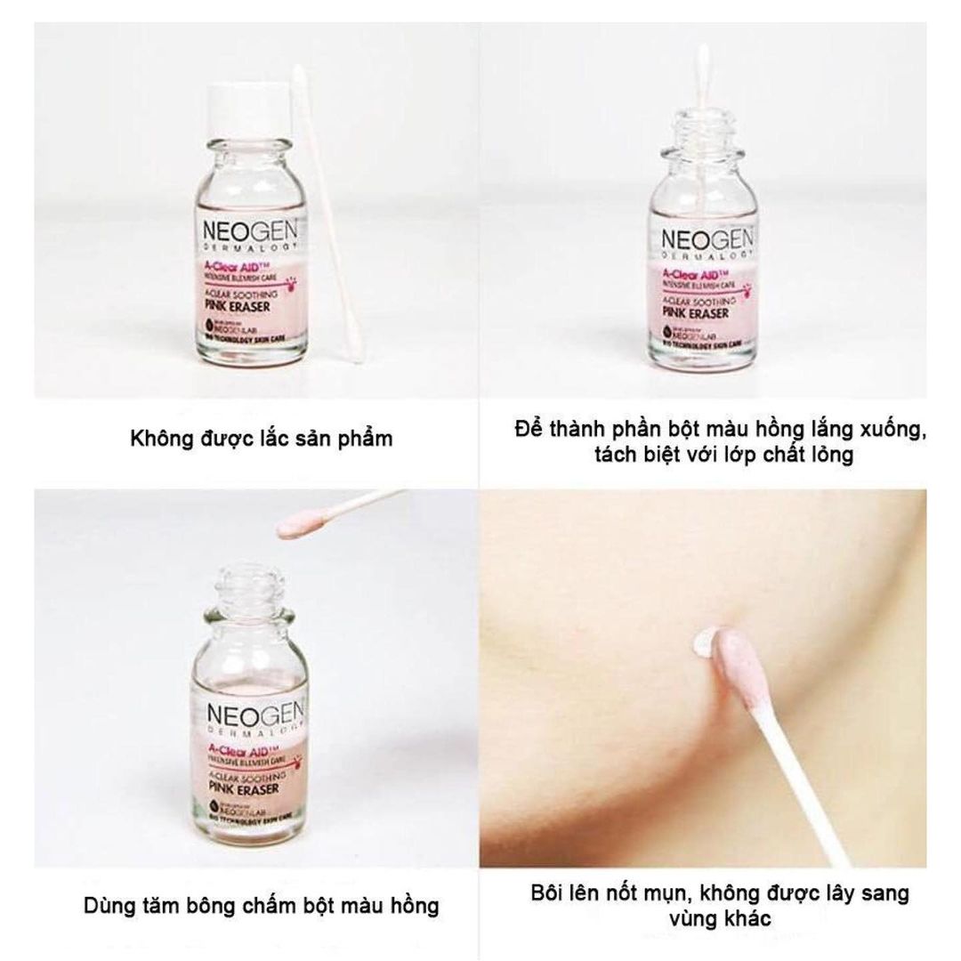 Chấm Mụn Neogen Dermalogy A-Clear Soothing Pink Eraser 15ml