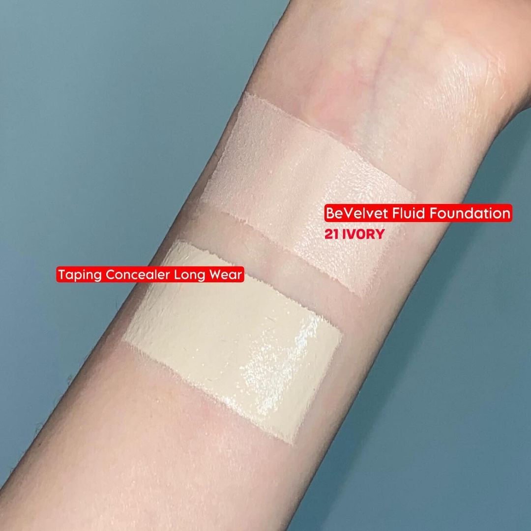 Bộ Trang Điểm Espoir Be Velvet Fluid Foundation + Taping Concealer Long Wear