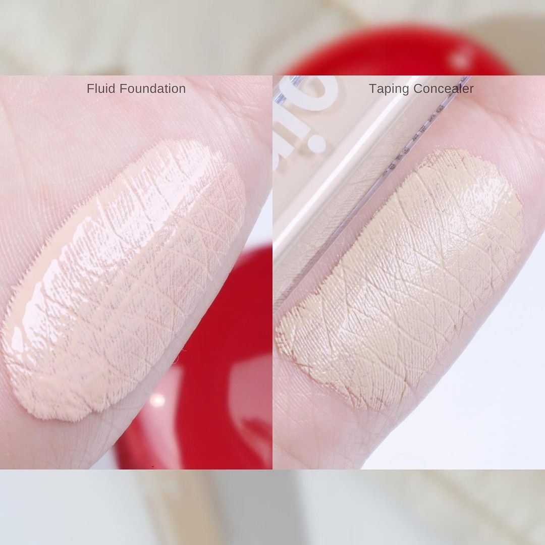 Bộ Trang Điểm Espoir Be Velvet Fluid Foundation + Taping Concealer Long Wear