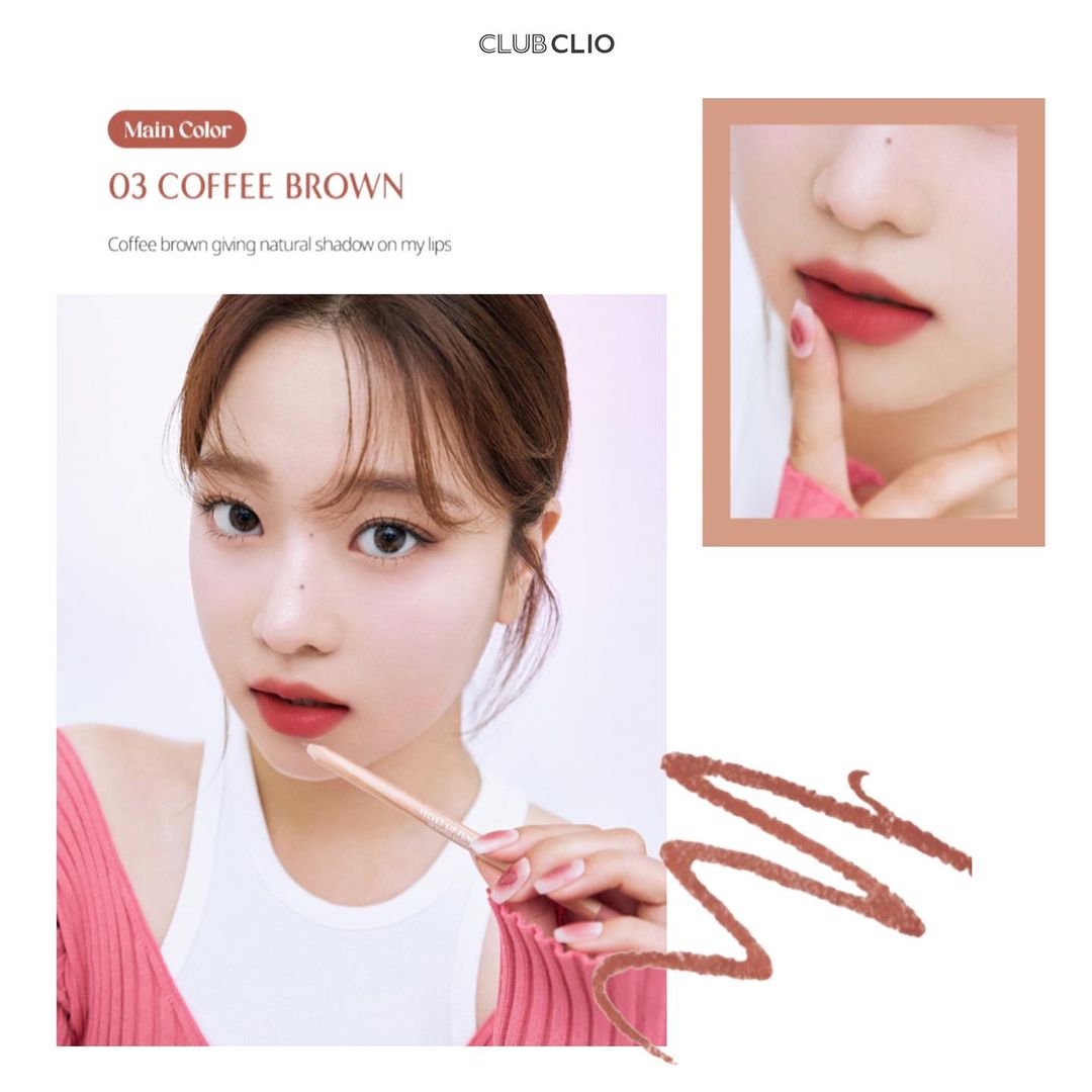 Chì Kẻ Môi Clio Velvet Lip Pencil 1.45g