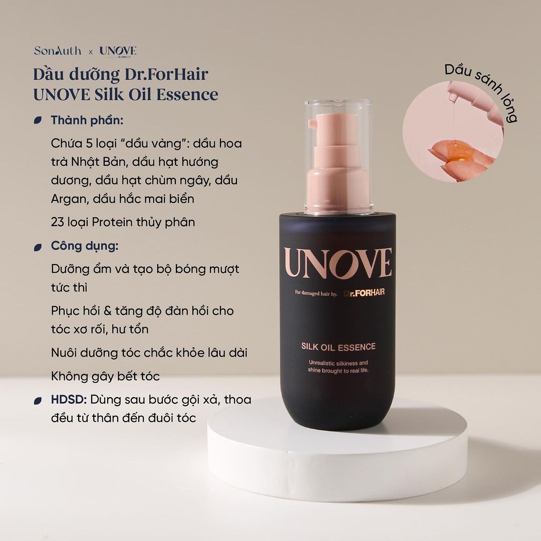 Dr.Forhair Unove Silk Oil Essence 70ml (NK)