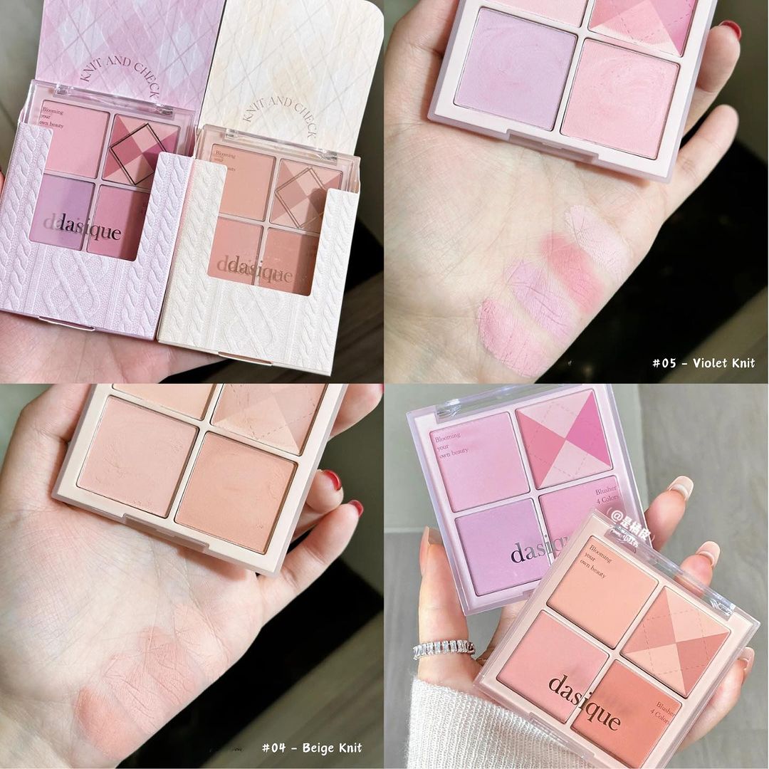 Phấn Má Dasique Blending Mood Cheek Palette 4 Colors 11.4g