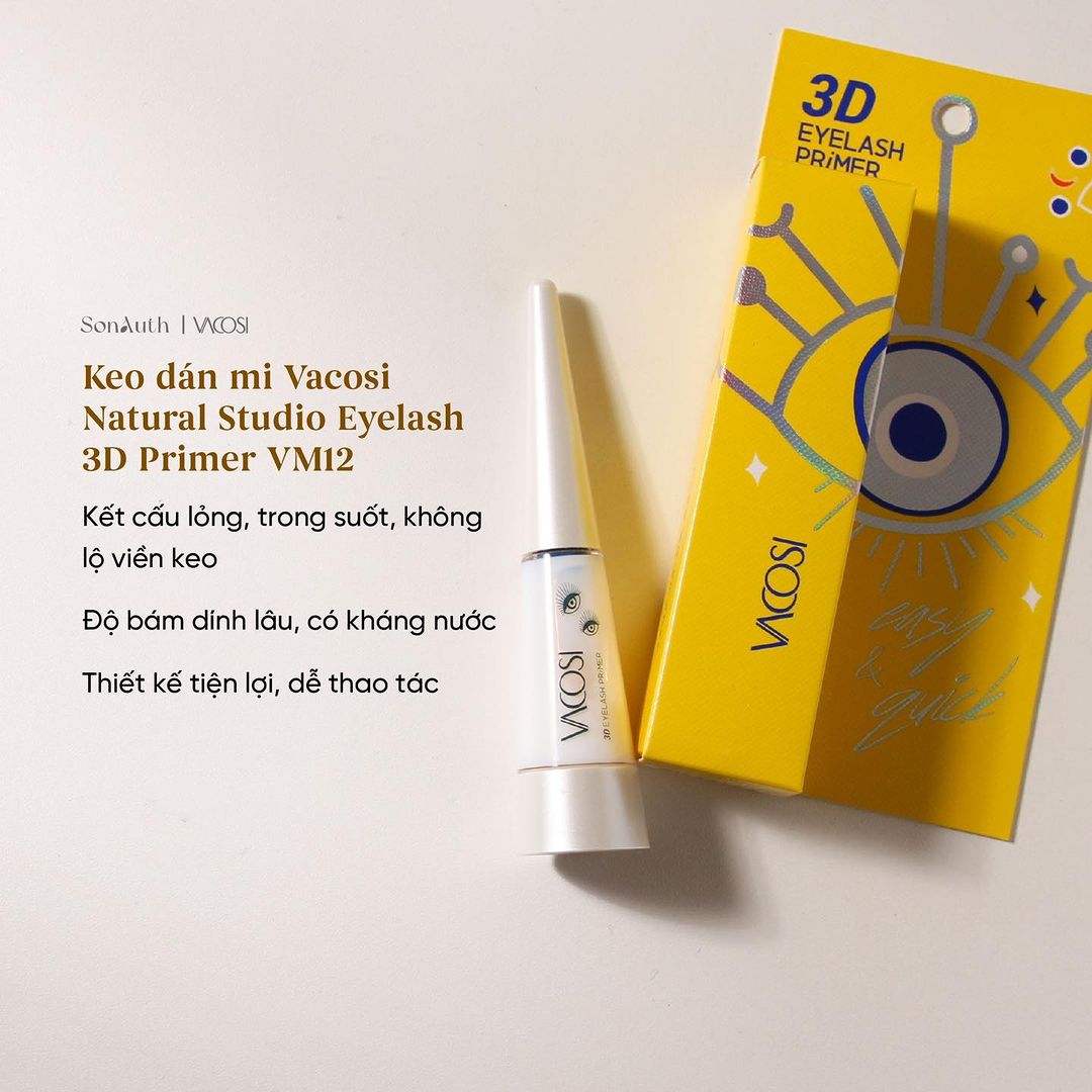 Keo Dán Mi Vacosi Natural Studio Eyelash 3D Primer