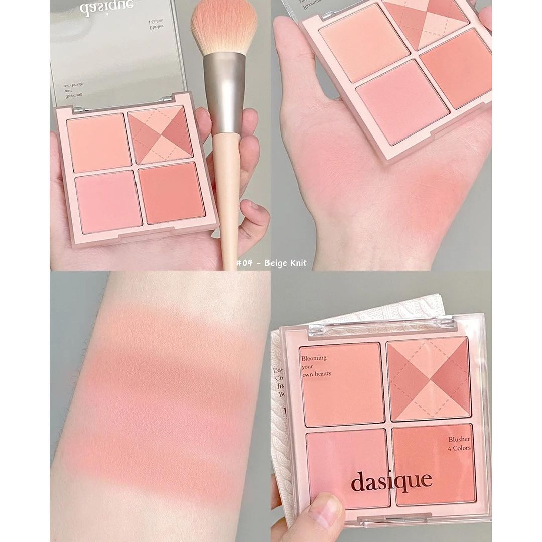 Phấn Má Dasique Blending Mood Cheek Palette 4 Colors 11.4g