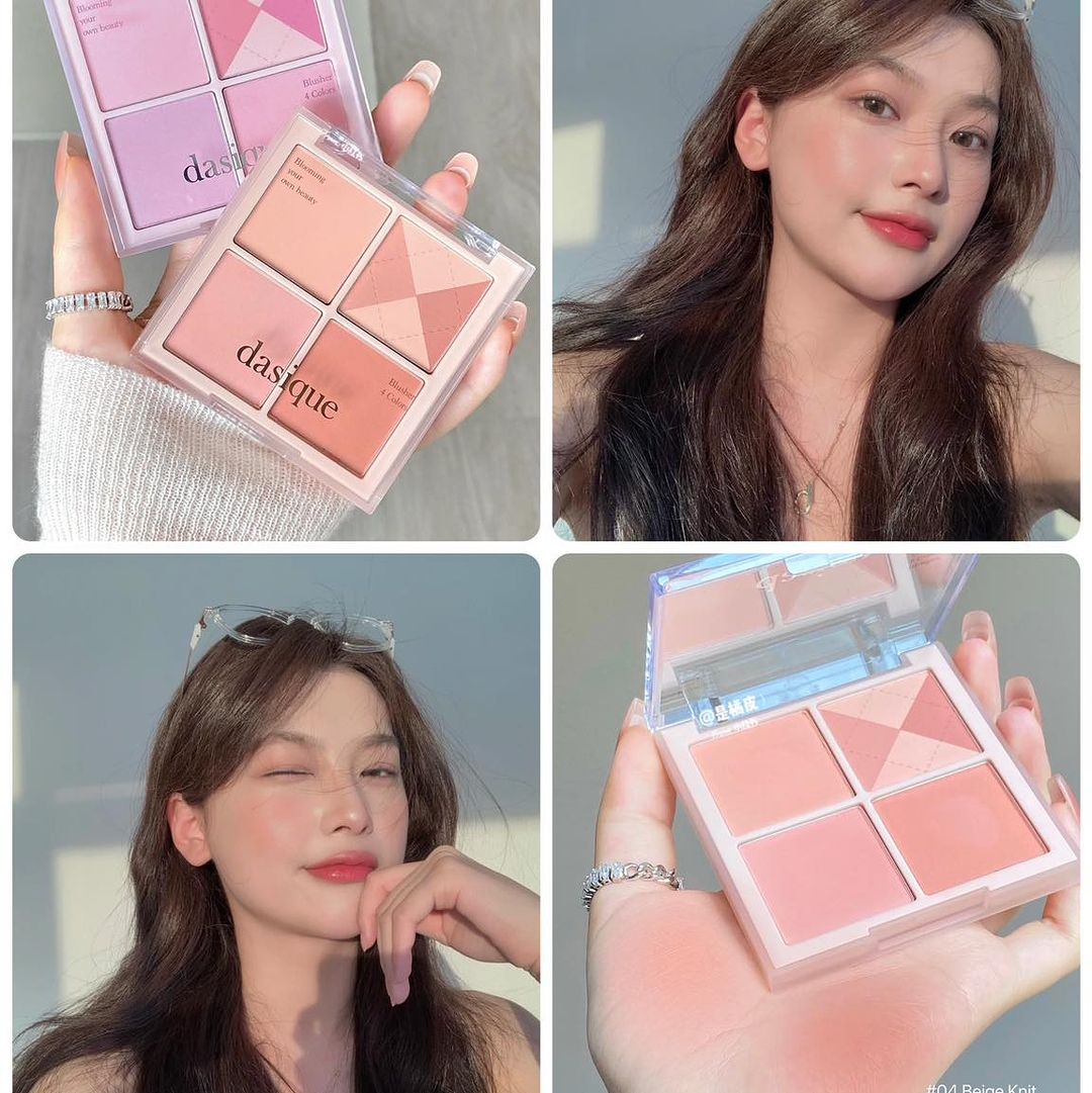 Phấn Má Dasique Blending Mood Cheek Palette 4 Colors 11.4g