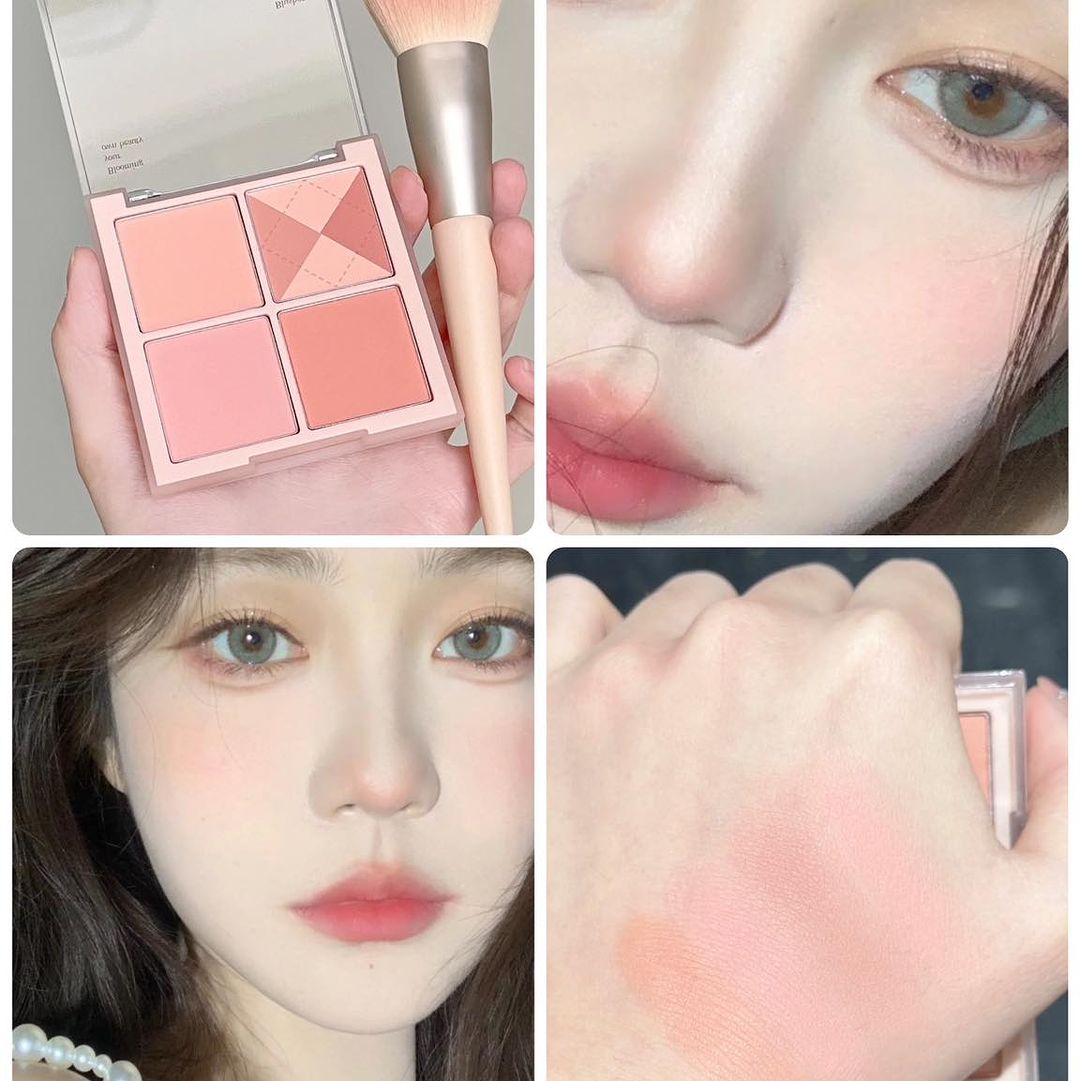 Phấn Má Dasique Blending Mood Cheek Palette 4 Colors 11.4g