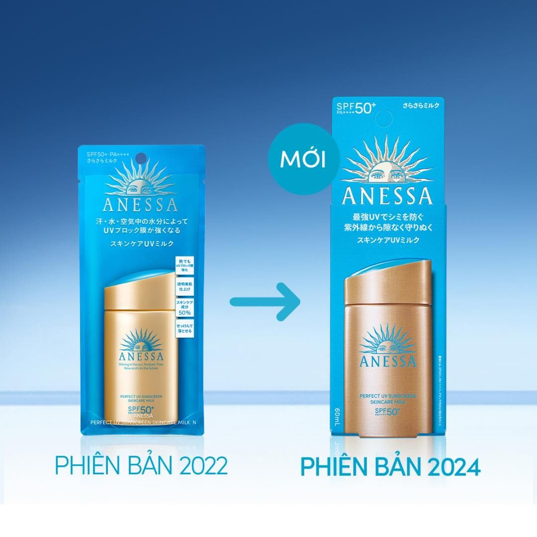 Sữa Chống Nắng Anessa Perfect UV Sunscreen Skincare Milk SPF50