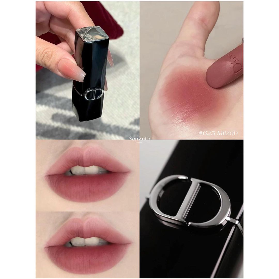 Son Thỏi Dior Rouge Couture Colour Lipstick Floral Lip Care Long Wear 3.5g