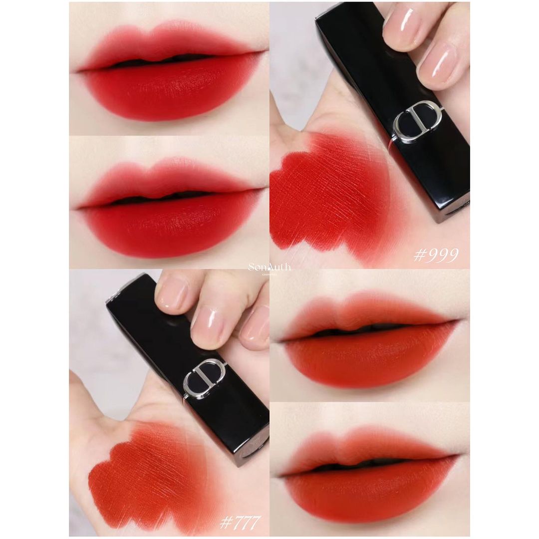 Son Thỏi Dior Rouge Couture Colour Lipstick Floral Lip Care Long Wear 3.5g