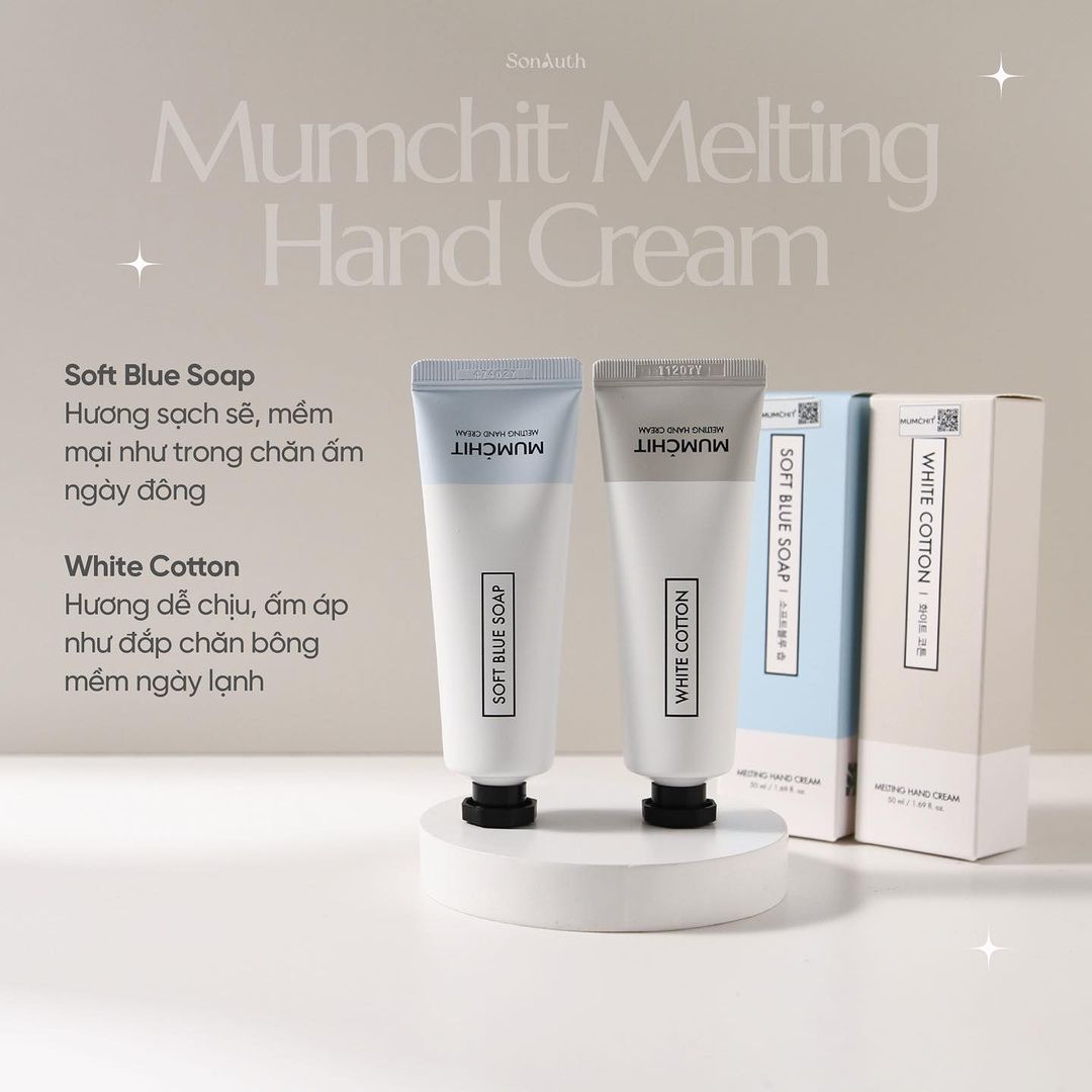 Kem Tay Nước Hoa Mumchit Melting Hand Cream 50ml