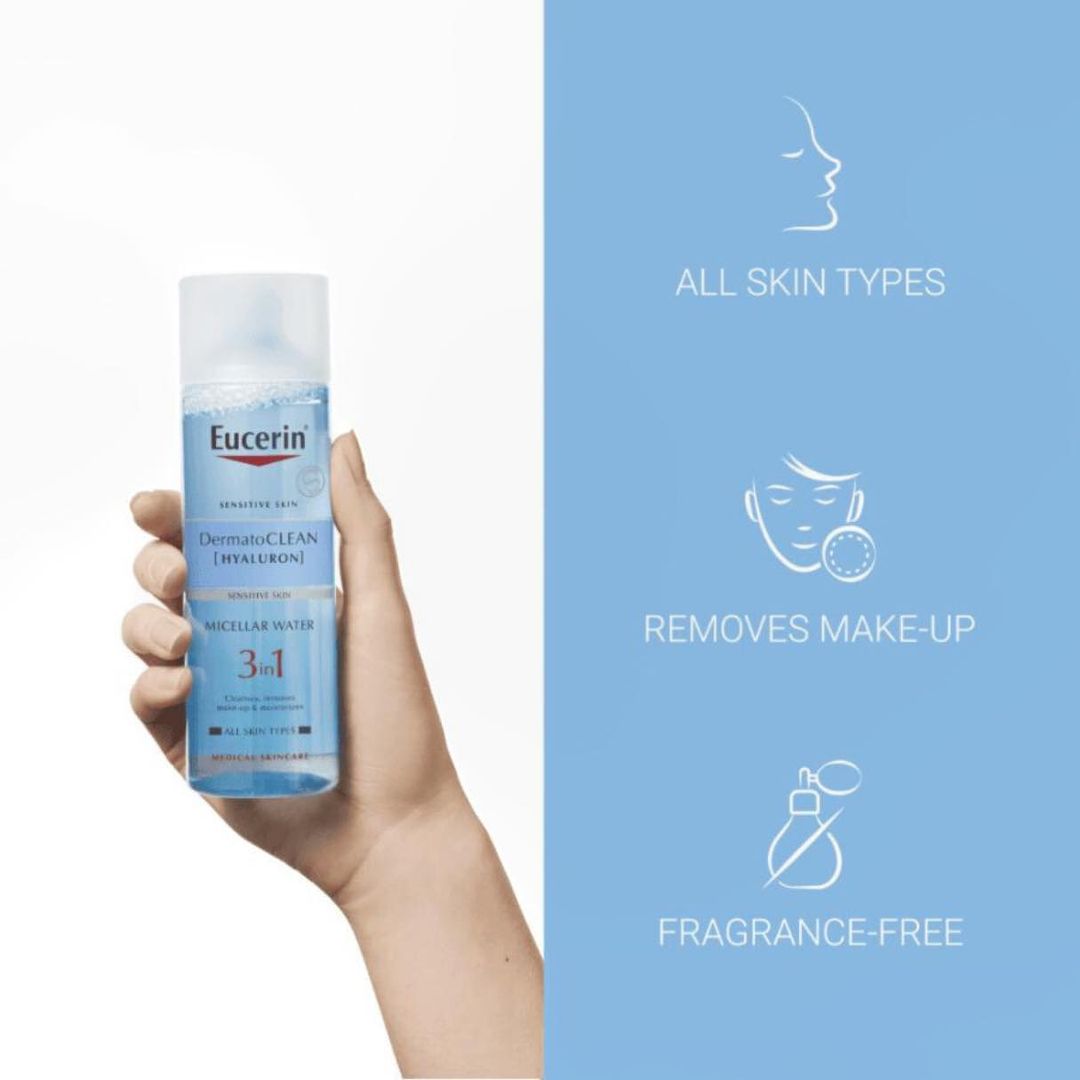 Tẩy Trang Eucerin DermatoCLEAN Micellar Water 3in1