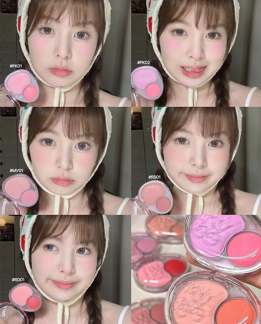 Má Hồng Đôi Fwee Mellow Dual Blush 7.2g