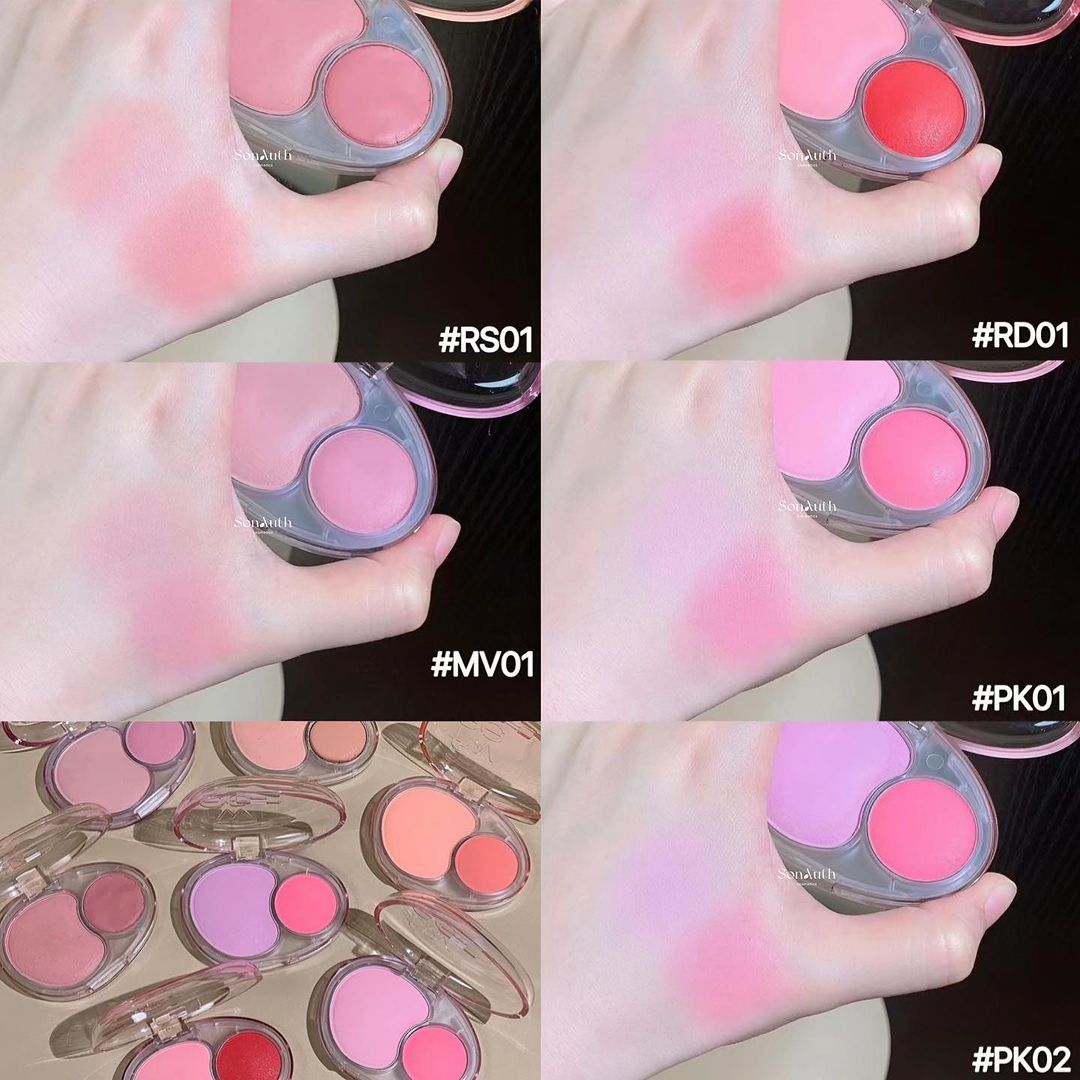 Má Hồng Đôi Fwee Mellow Dual Blush 7.2g