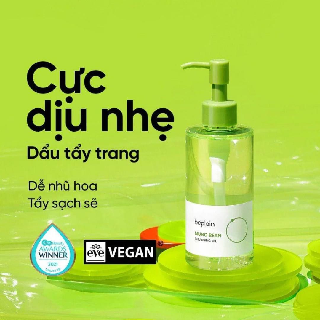 Dầu Tẩy Trang Beplain Mung Bean Cleansing Oil 200ml