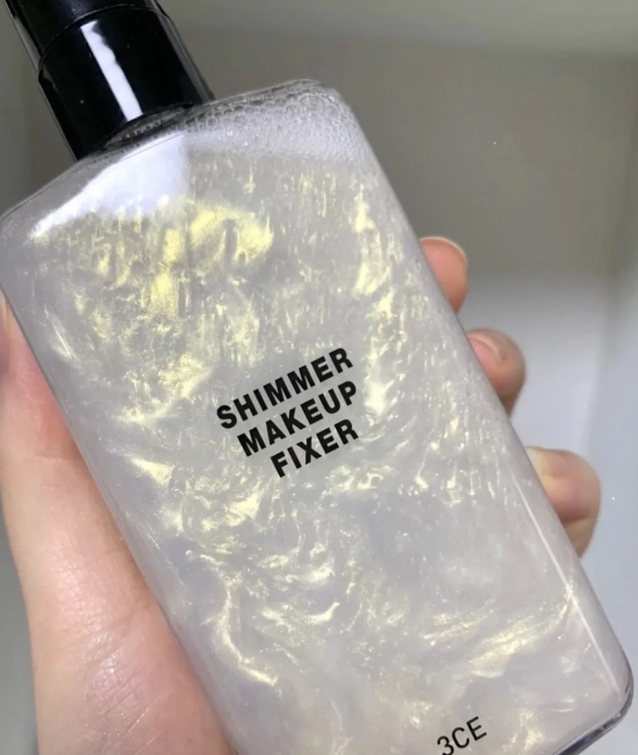 Xịt Nhũ Cố Định Trang Điểm 3CE Shimmer Makeup Fixer 95ml