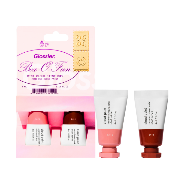 Bộ Trang Điểm Glossier Mini Cloud Paint Cream Blush Duo (Limited Edition)