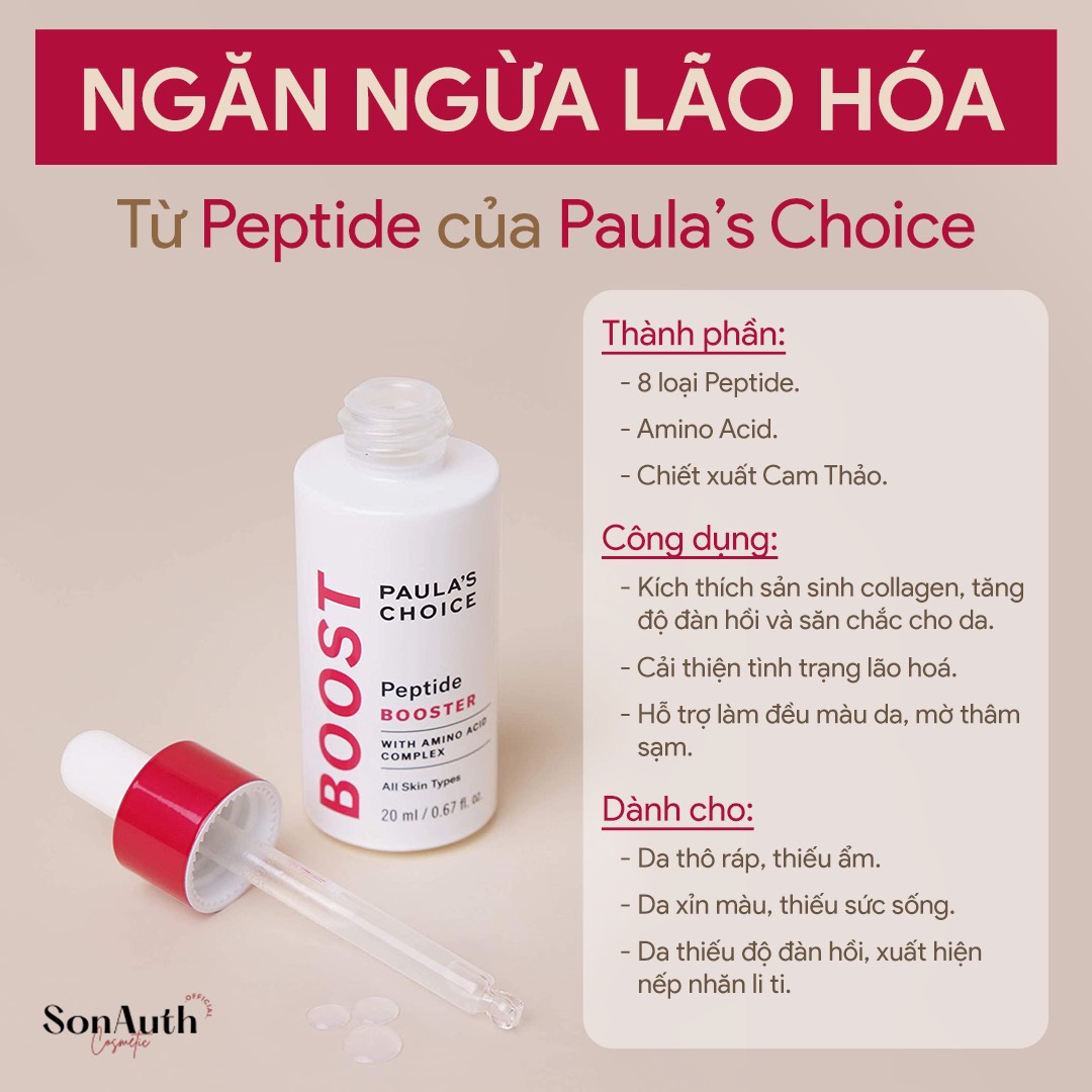 Tinh chất làm săn chắc da Paula's Choice Peptide Booster 20ml