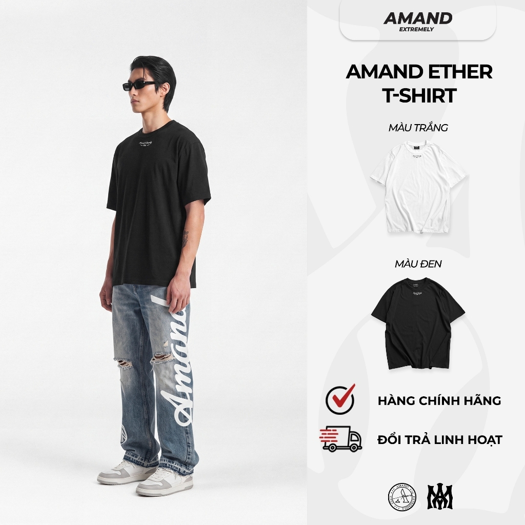 Áo Thun Nam Ngắn Tay AMAND Ether T-shirt 2026 - ATC901