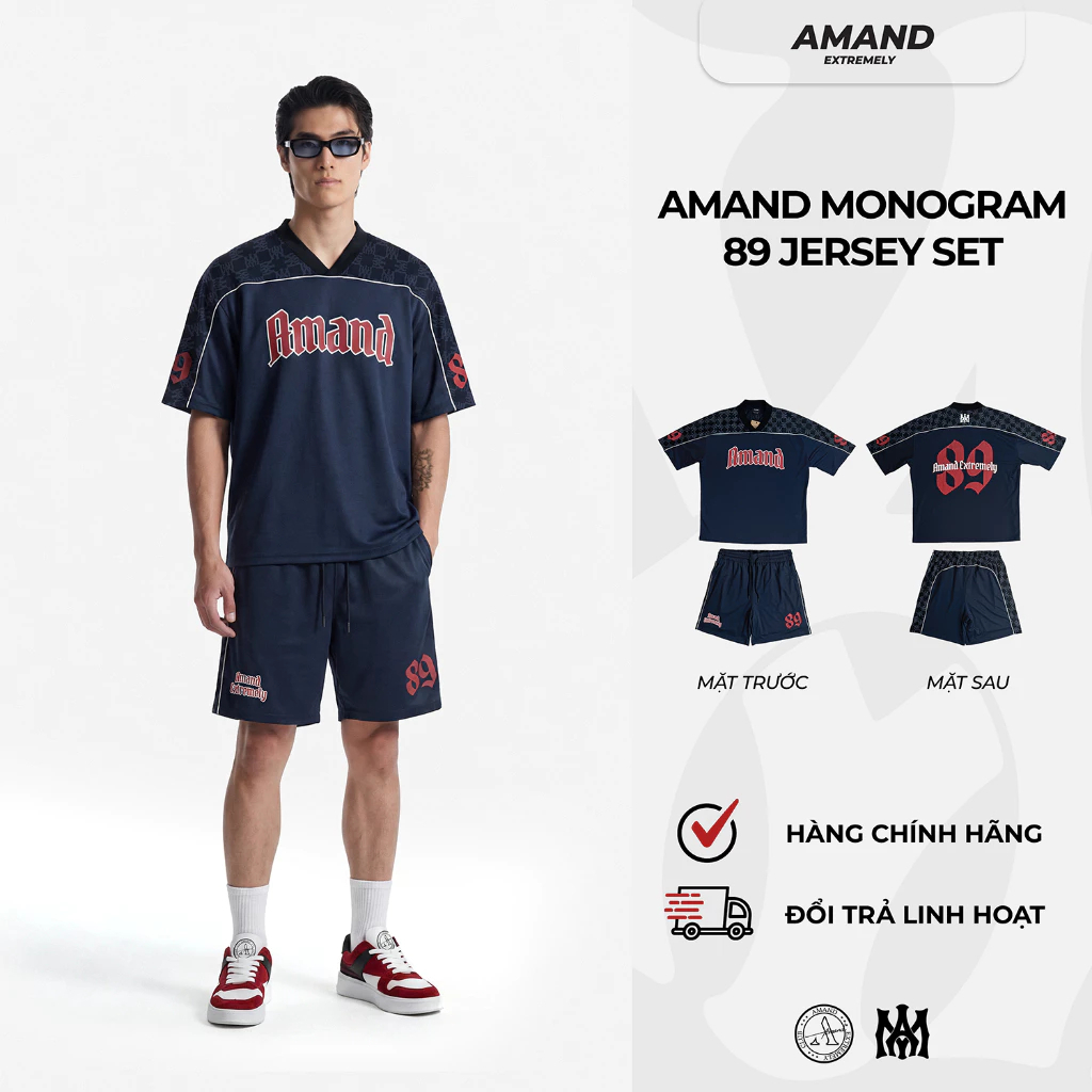Amand Monogram89 Jersey Set