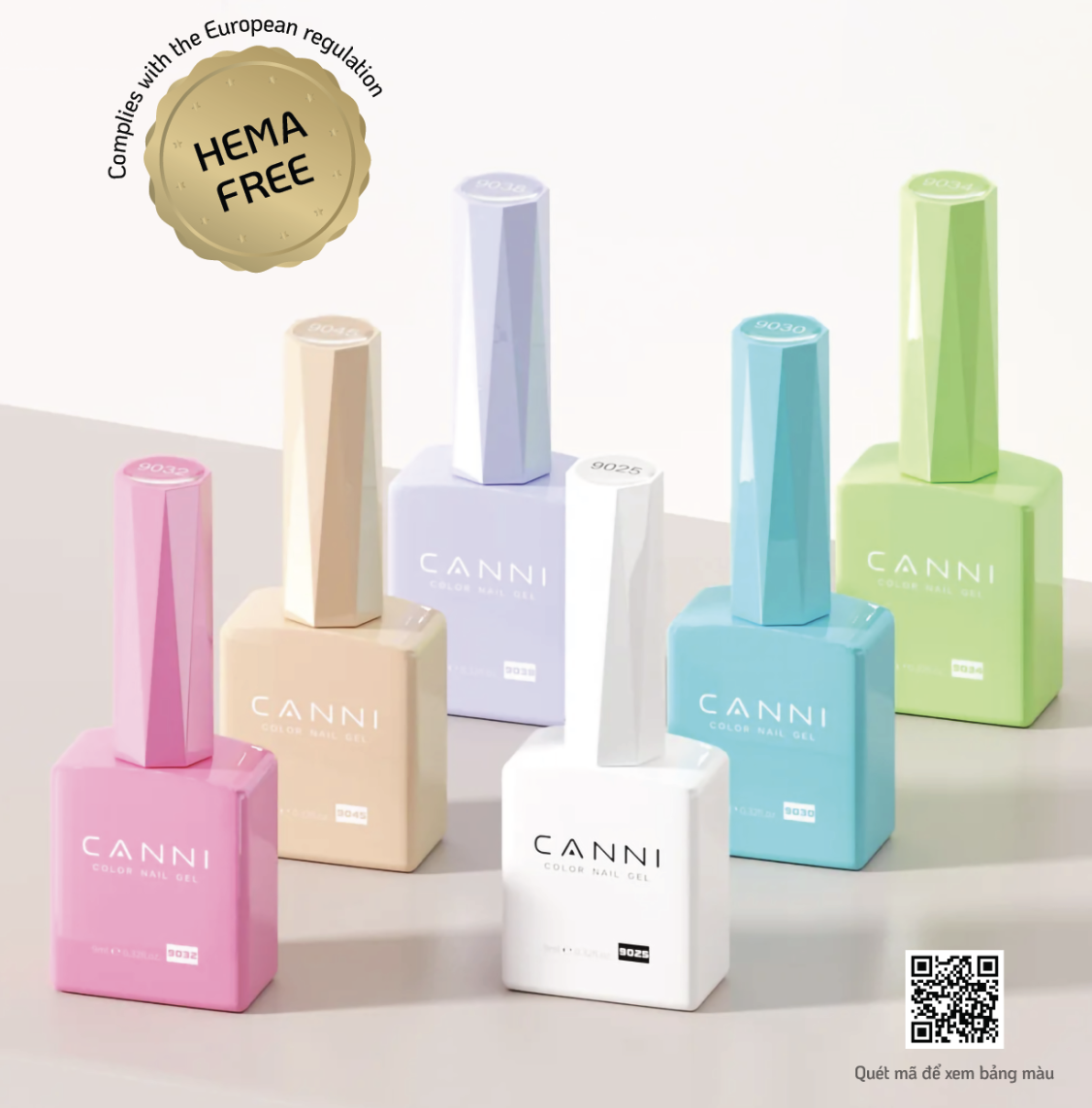 CANNI là một trong những lựa chọn sơn gel an toàn đạt chuẩn Châu Âu CANNI là một trong những lựa chọn sơn gel an toàn đạt chuẩn Châu Âu