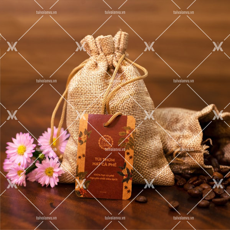Túi thơm đựng coffe in logo quảng cáo thương hiệu