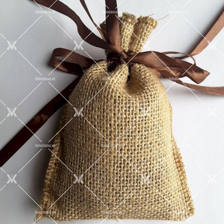 Túi đựng cafe may từ vải đay tự nhiên