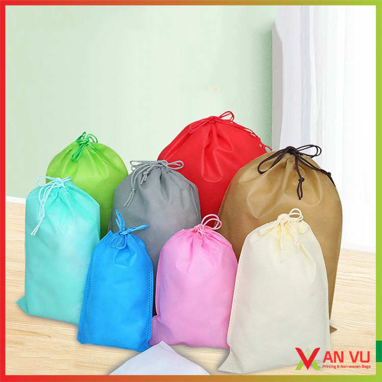túi vải không dệt dây rút