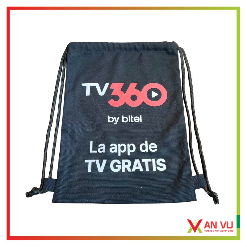 Balo dây rút vải canvas