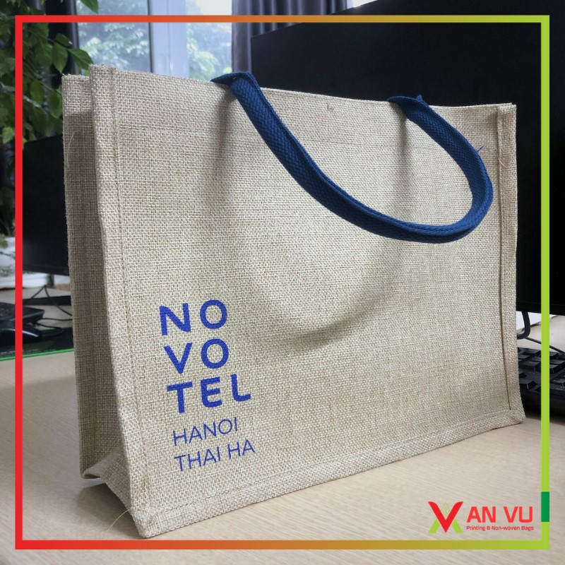 Túi vải đay thô Novotel