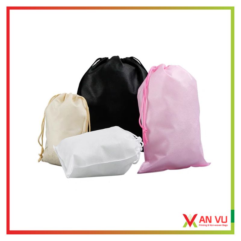 Túi vải không dệt dây rút