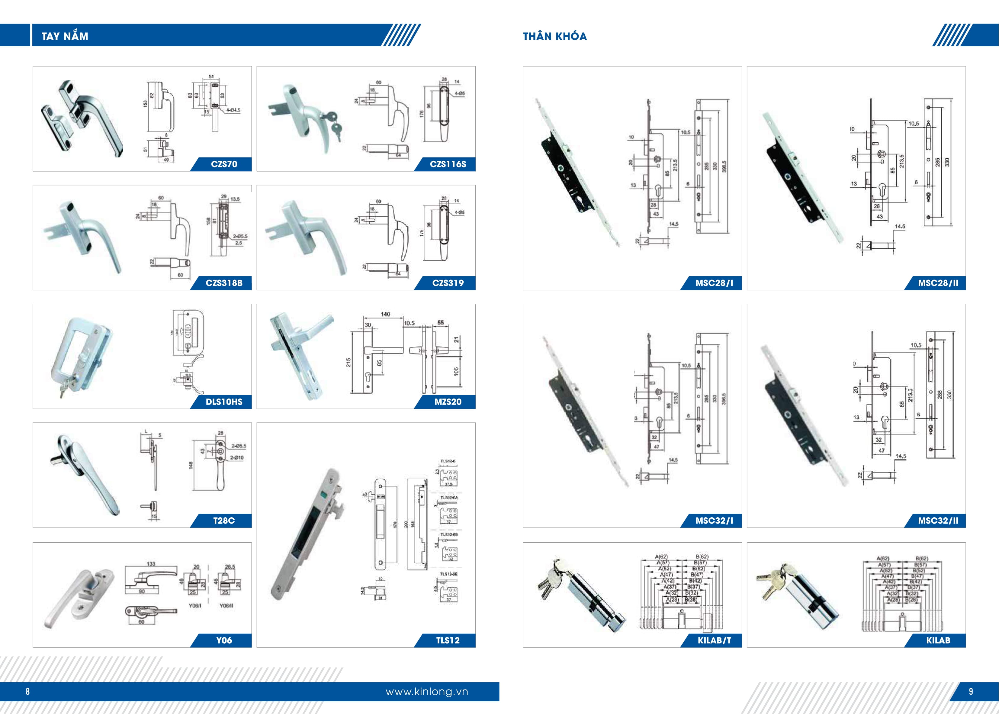 Kin Long Spider Catalogue.pdf Phụ Kiện KinLong