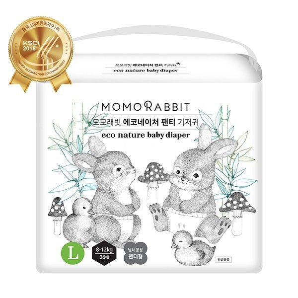 Tã quần Momo Rabbit thế hệ thứ 2 - Momo Rabbit Eco chuẩn xanh toàn diện