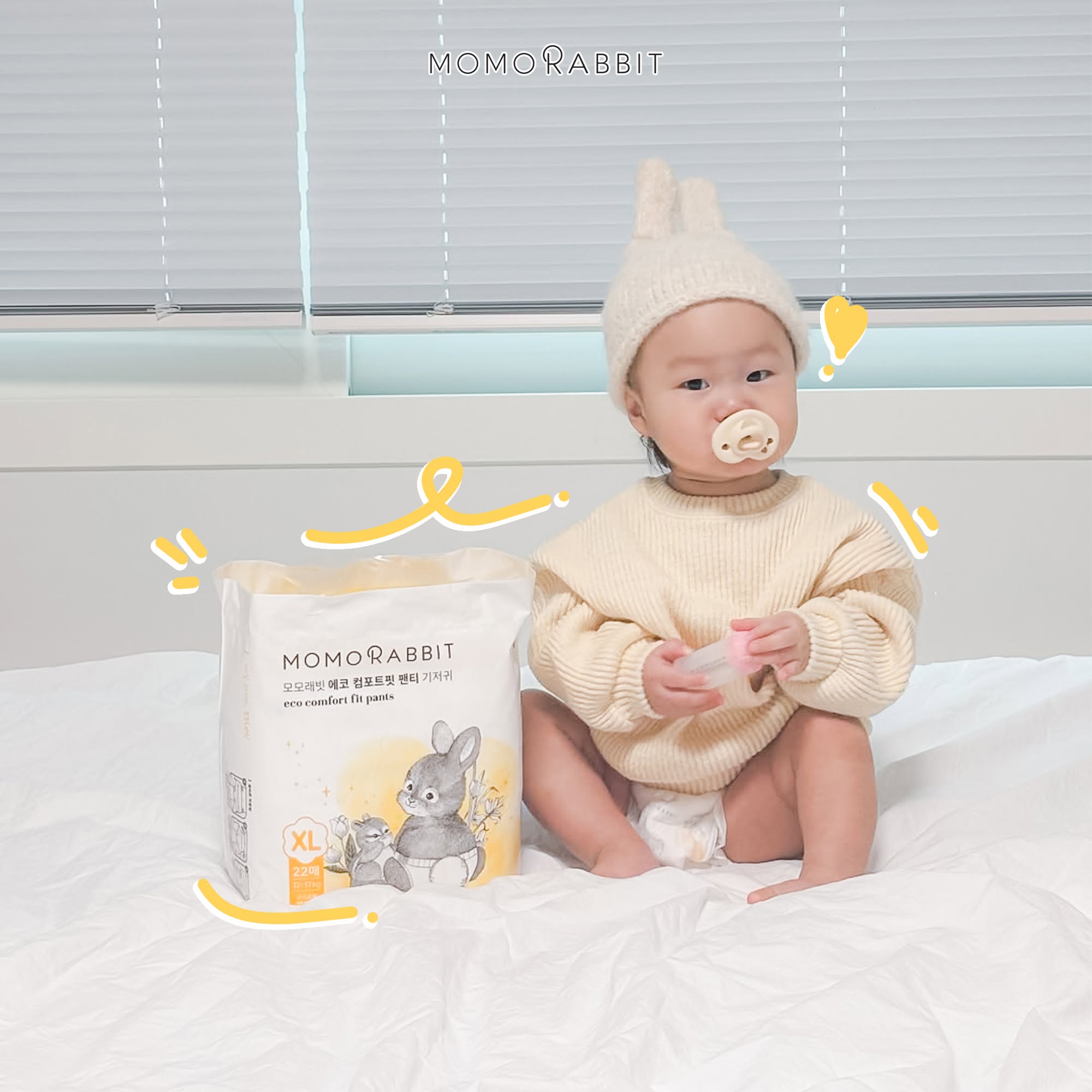 Bé 9kg đùi to bụng ếch mặc bỉm nào?