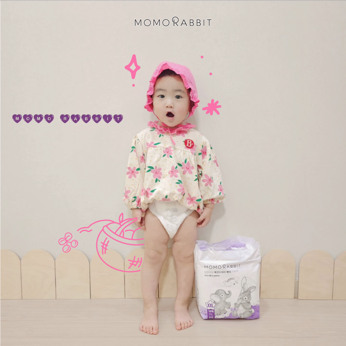 Cách chọn size bỉm Momo Rabbit theo độ tuổi & cân nặng 