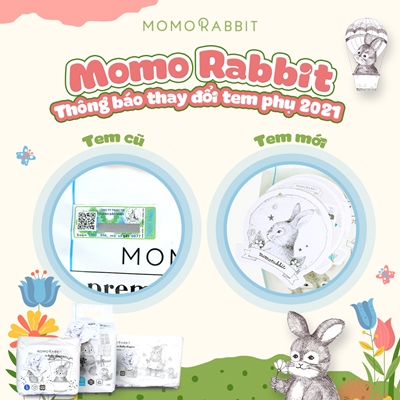[QUAN TRỌNG] MOMO RABBIT VIỆT NAM THÔNG BÁO THAY ĐỔI MẪU TEM PHỤ 2021 