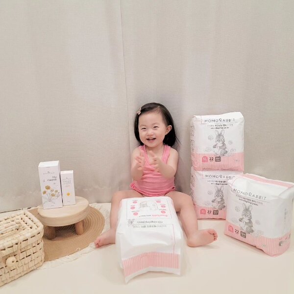 Review bỉm Momo Rabbit - bỉm mùa hè cho bé gái số 1 tại Hàn Quốc