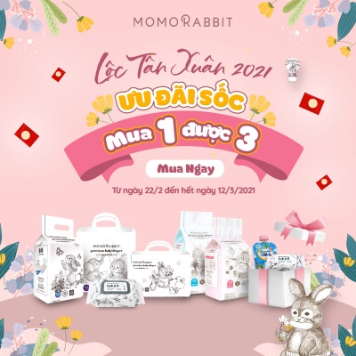 ĐÓN LỘC TÂN XUÂN, CẢ NĂM MAY MẮN VỚI ƯU ĐÃI MUA 1 ĐƯỢC 3 SIÊU KHỦNG!!!