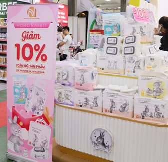 Tổng kết 3 ngày sự kiện rực rỡ của Momo Rabbit tại Vietbaby Fair Hà Nội 2024